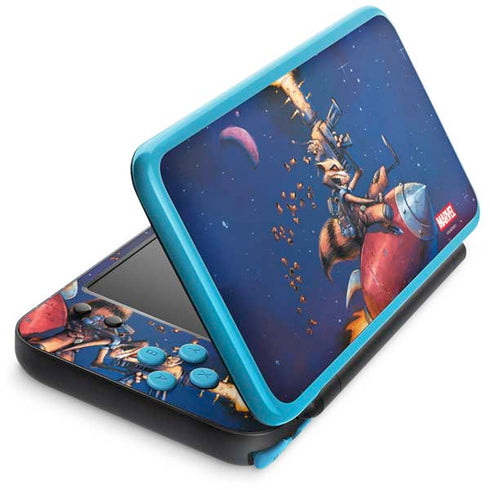 Marvel Rocket Raccoon Rocket Ride Nintendo 2DS XL (2017) Skin